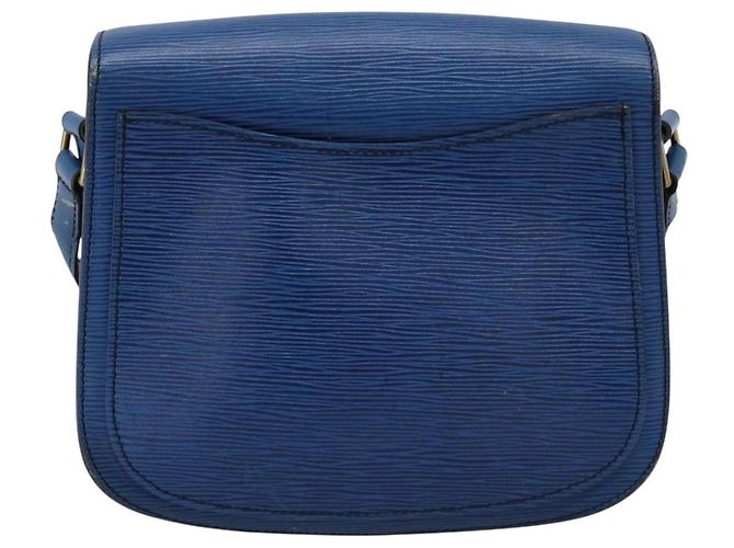 LOUIS VUITTON Epi Saint Cloud GM Schultertasche Blue M52195 LV Auth 203495 Blau - Ansicht 2