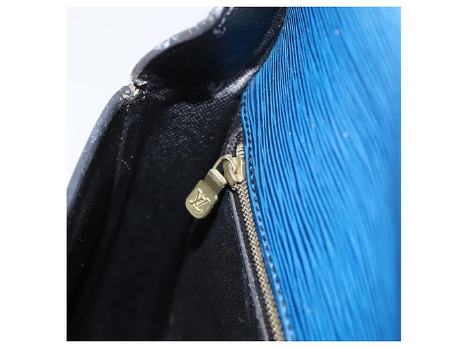 LOUIS VUITTON Epi Saint Cloud GM Schultertasche Blue M52195 LV Auth 203495 Blau - Ansicht 23