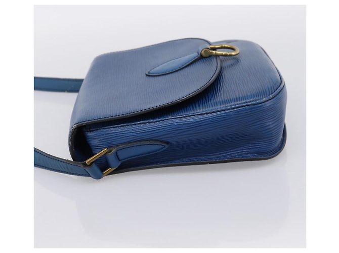 LOUIS VUITTON Epi Saint Cloud GM Schultertasche Blue M52195 LV Auth 203495 Blau - Ansicht 3