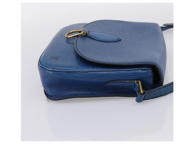 LOUIS VUITTON Epi Saint Cloud GM Schultertasche Blue M52195 LV Auth 203495 Blau - Ansicht 4