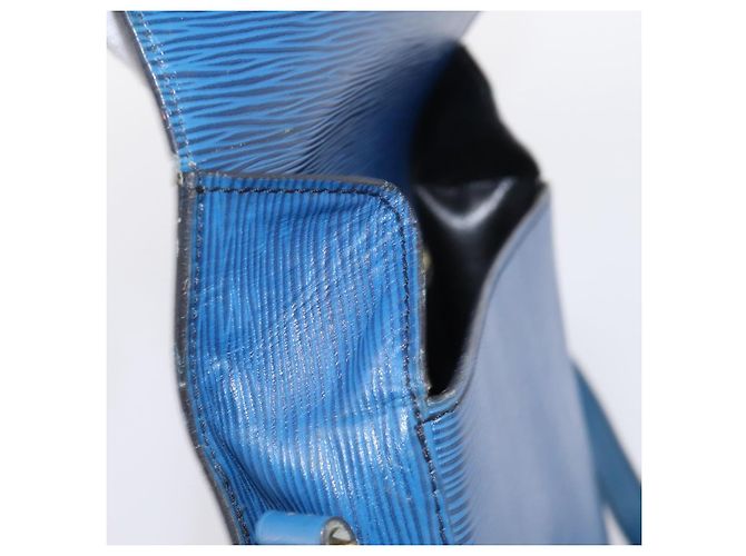 LOUIS VUITTON Epi Saint Cloud GM Schultertasche Blue M52195 LV Auth 203495 Blau - Ansicht 9
