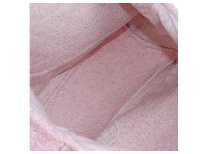 CHANEL Set Borsa Spiaggia e Asciugamano Big Coco Pile Pink CC Auth 200851SAM Rosa - vista 11