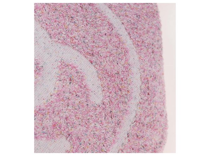 CHANEL Set Borsa Spiaggia e Asciugamano Big Coco Pile Pink CC Auth 200851SAM Rosa - vista 18