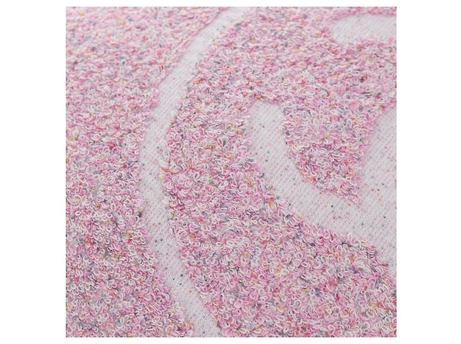 CHANEL Set Borsa Spiaggia e Asciugamano Big Coco Pile Pink CC Auth 200851SAM Rosa - vista 19