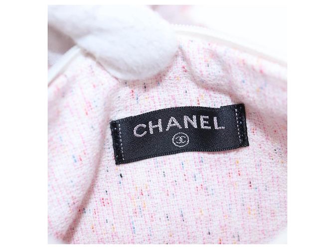 CHANEL Set Borsa Spiaggia e Asciugamano Big Coco Pile Pink CC Auth 200851SAM Rosa - vista 23