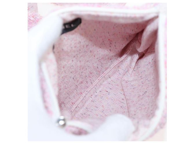 CHANEL Set Borsa Spiaggia e Asciugamano Big Coco Pile Pink CC Auth 200851SAM Rosa - vista 24