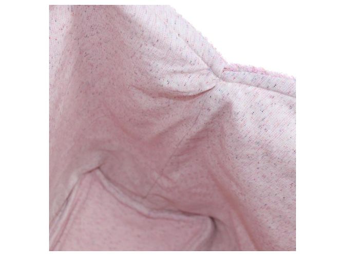 CHANEL Set Borsa Spiaggia e Asciugamano Big Coco Pile Pink CC Auth 200851SAM Rosa - vista 26