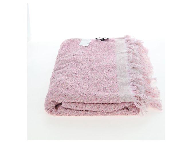 CHANEL Set Borsa Spiaggia e Asciugamano Big Coco Pile Pink CC Auth 200851SAM Rosa - vista 27