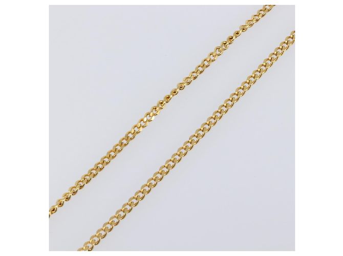 Collana Christian Dior metallo Gold Tone Auth SW2801 - vista 15