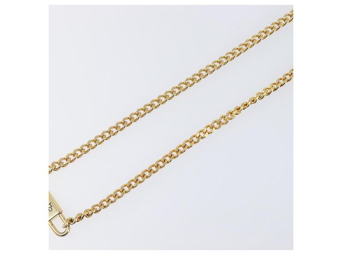 Collana Christian Dior metallo Gold Tone Auth SW2801 - vista 4