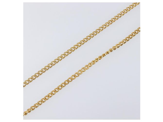 Collana Christian Dior metallo Gold Tone Auth SW2801 - vista 6
