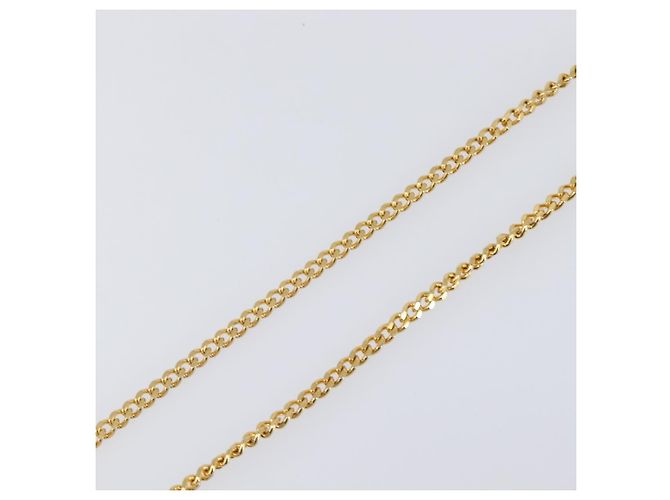 Collana Christian Dior metallo Gold Tone Auth SW2801 - vista 7