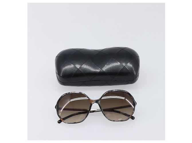 CHANEL Sonnenbrille Kunststoff Gray CC Auth BA15673V Braun - Ansicht 12