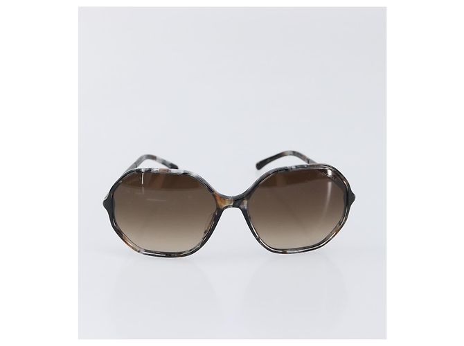CHANEL Sonnenbrille Kunststoff Gray CC Auth BA15673V Braun - Ansicht 13