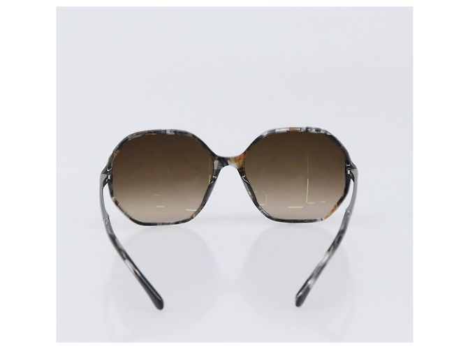 CHANEL Sonnenbrille Kunststoff Gray CC Auth BA15673V Braun - Ansicht 2