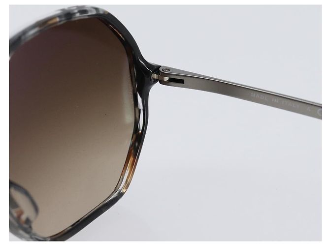 CHANEL Sonnenbrille Kunststoff Gray CC Auth BA15673V Braun - Ansicht 9