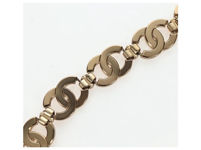 CHANEL Halskette Metall Gold CC Auth ki6807M Golden - Ansicht 11