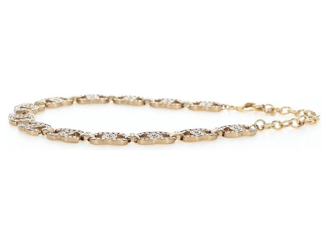 CHANEL Halskette Metall Gold CC Auth ki6807M Golden - Ansicht 16