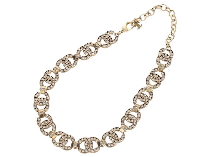 CHANEL Halskette Metall Gold CC Auth ki6807M Golden - Ansicht 2