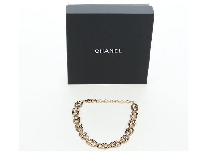 CHANEL Halskette Metall Gold CC Auth ki6807M Golden - Ansicht 20