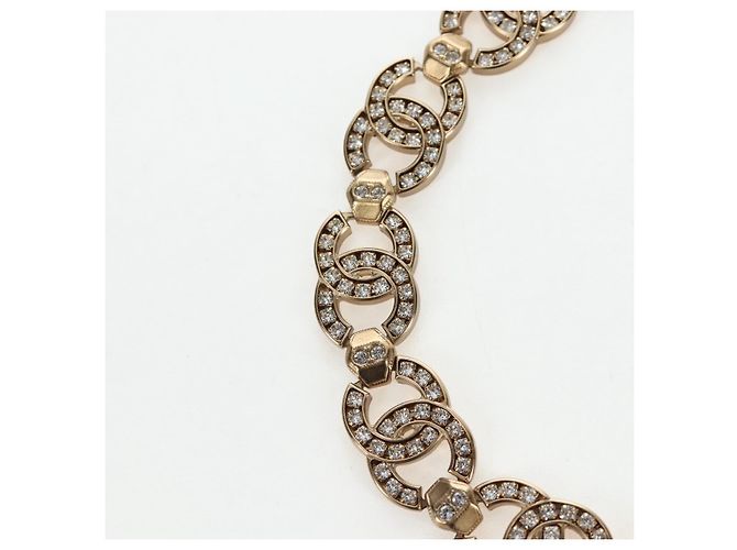 CHANEL Halskette Metall Gold CC Auth ki6807M Golden - Ansicht 3
