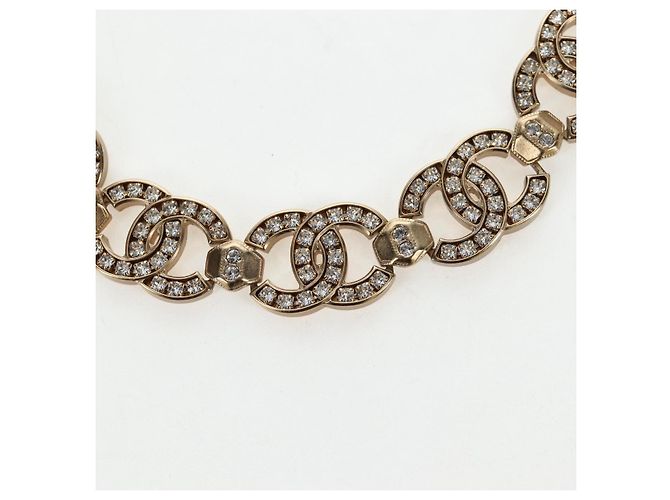 CHANEL Halskette Metall Gold CC Auth ki6807M Golden - Ansicht 4