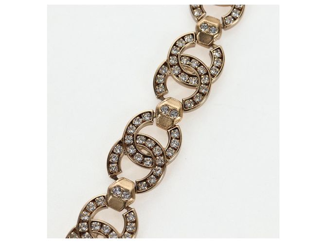 CHANEL Halskette Metall Gold CC Auth ki6807M Golden - Ansicht 6