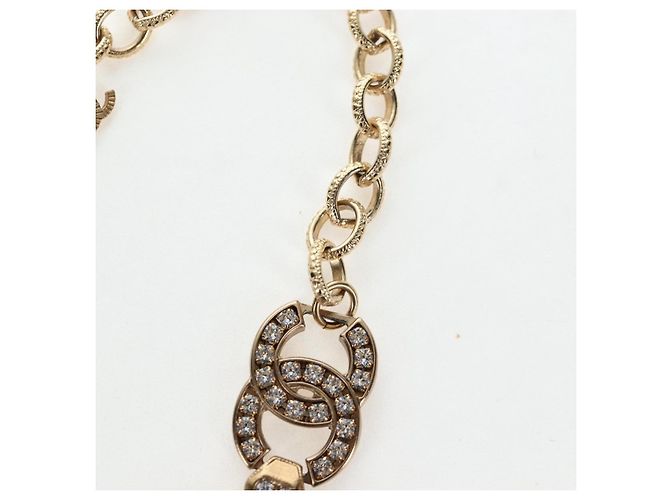 CHANEL Halskette Metall Gold CC Auth ki6807M Golden - Ansicht 8