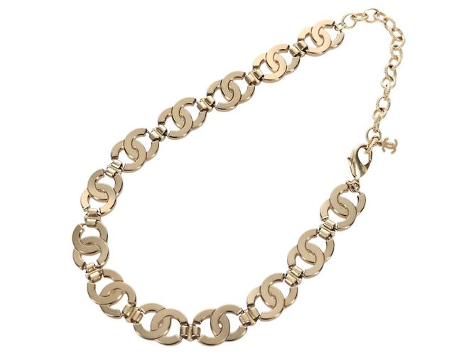 CHANEL Halskette Metall Gold CC Auth ki6807M Golden - Ansicht 9