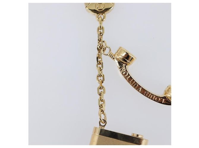 LOUIS VUITTON Porte Cles Hollywood Charm Metal Gold Tone M65382 LV Auth 202823A - vista 8
