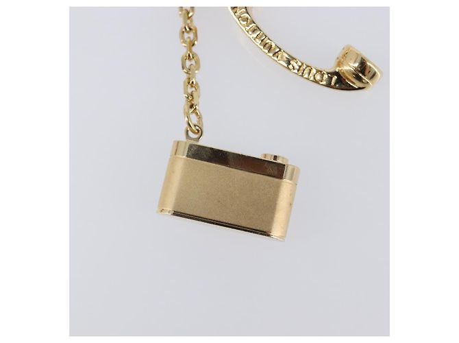 LOUIS VUITTON Porte Cles Hollywood Charm Metal Gold Tone M65382 LV Auth 202823A - vista 9