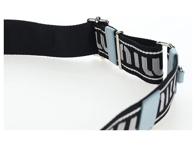 Borsa Miu Miu Matelassé con catena in pelle 2way Azzurro Argento Auth BA15639V Blu chiaro - vista 9
