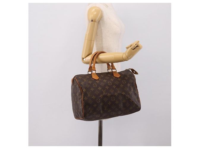 LOUIS VUITTON Monogram Speedy 30 Borsa a mano M41526 LV Auth 200536V Monogramma - vista 20