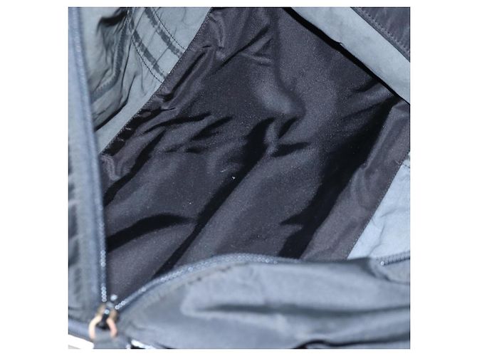 PRADA Boston Bag Nylon 2way Schwarz Silber Auth 199801A - Ansicht 11