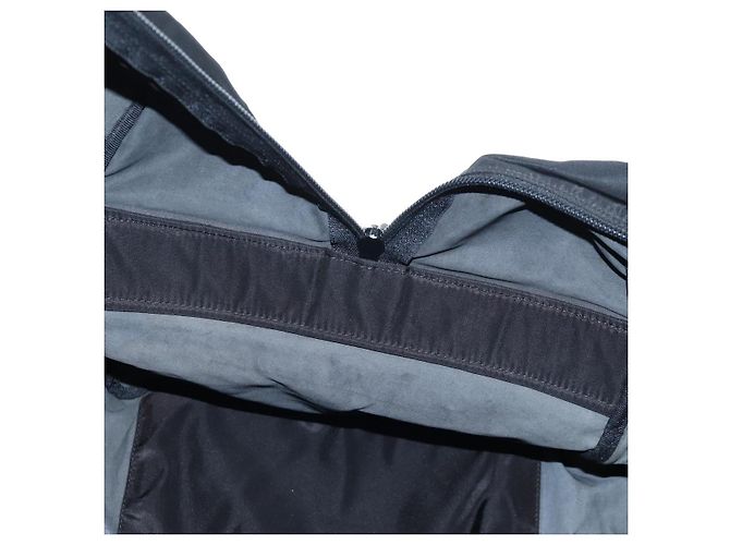PRADA Boston Bag Nylon 2way Schwarz Silber Auth 199801A - Ansicht 32