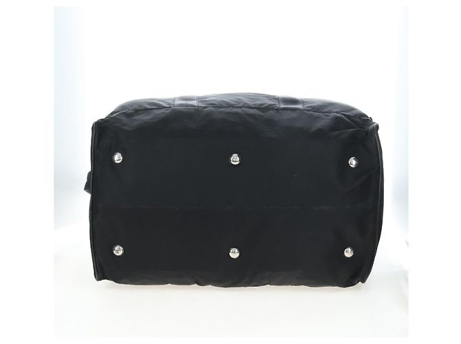 PRADA Boston Bag Nylon 2way Schwarz Silber Auth 199801A - Ansicht 6