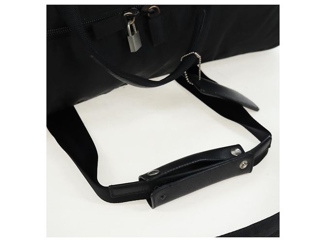 PRADA Boston Bag Nylon 2way Schwarz Silber Auth 199801A - Ansicht 7