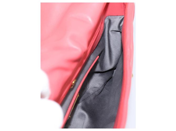 Borsa a tracolla con catena Miu Miu Pelle Rosa Oro Auth BA15636V D'oro - vista 18