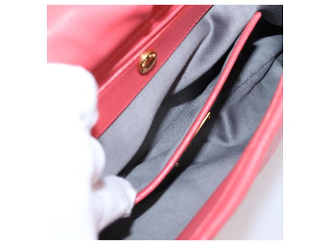 Borsa a tracolla con catena Miu Miu Pelle Rosa Oro Auth BA15636V D'oro - vista 20