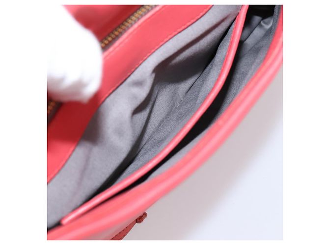 Borsa a tracolla con catena Miu Miu Pelle Rosa Oro Auth BA15636V D'oro - vista 23