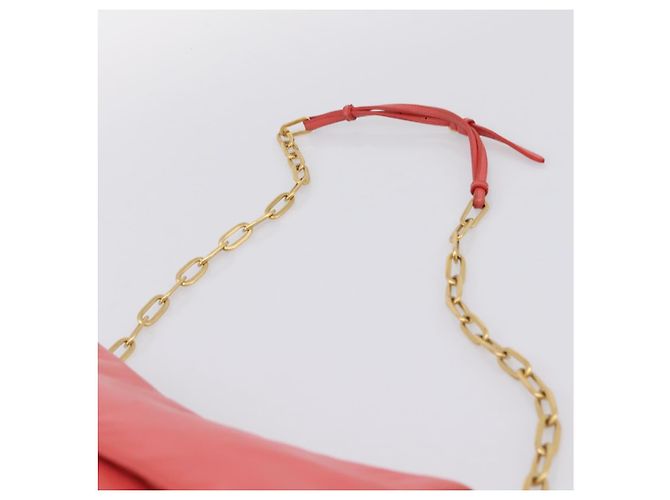 Borsa a tracolla con catena Miu Miu Pelle Rosa Oro Auth BA15636V D'oro - vista 8