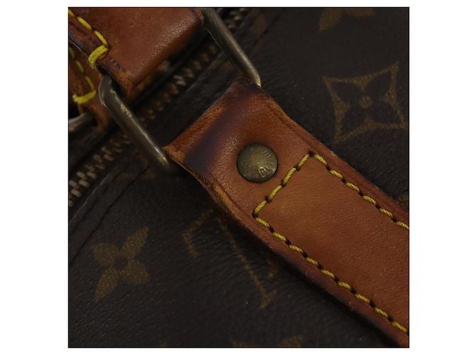 LOUIS VUITTON Monogram Keepall Bandouliere 55 Boston Bag M41414 LV Auth 197823 Monogramma - vista 21