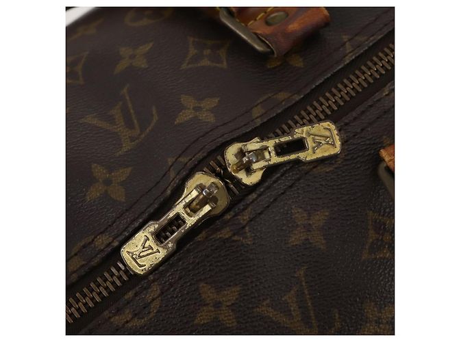 LOUIS VUITTON Monogram Keepall Bandouliere 55 Boston Bag M41414 LV Auth 197823 Monogramma - vista 24