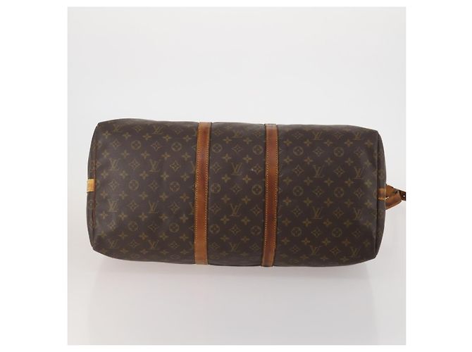 LOUIS VUITTON Monogram Keepall Bandouliere 55 Boston Bag M41414 LV Auth 197823 Monogramma - vista 5