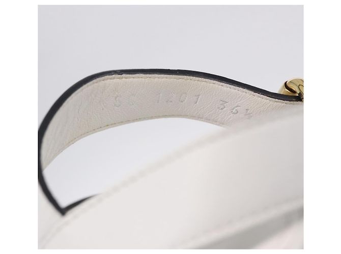 Sandali LOUIS VUITTON Star Board Line in pelle bianca LV Auth 202318M Bianco - vista 18