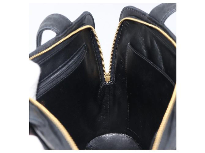 Borsa Tote CHANEL Matelasse in Pelle d'Agnello Nera e Oro CC Auth 203447V Nero D'oro - vista 20