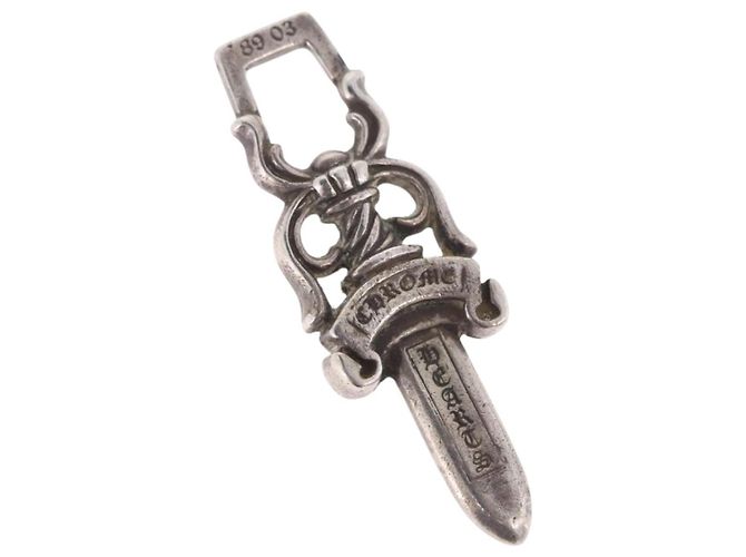 Pendente Dagger Chrome Hearts Top Ag925 Silver Auth 203052M Argento - vista 2