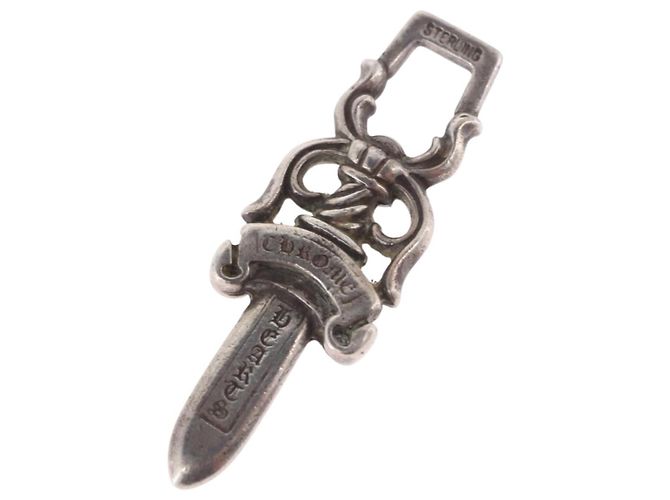 Pendente Dagger Chrome Hearts Top Ag925 Silver Auth 203052M Argento - vista 3