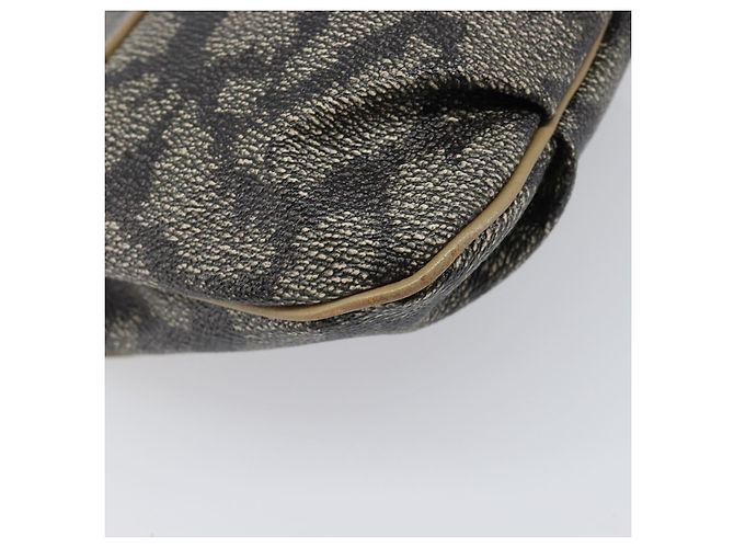 Autre Marque Borsa a tracolla SAINT LAURENT PVC Canvas Gray Auth 200711 Marrone - vista 18