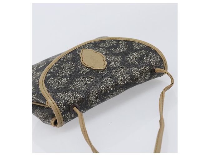 Autre Marque Borsa a tracolla SAINT LAURENT PVC Canvas Gray Auth 200711 Marrone - vista 6